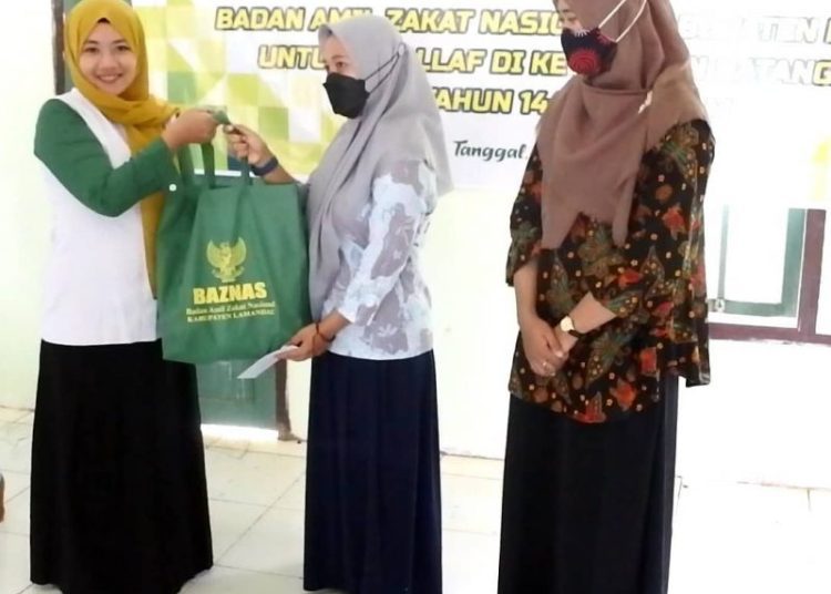 Baznas Sudah Salurkan Zakat Kepada Penerima