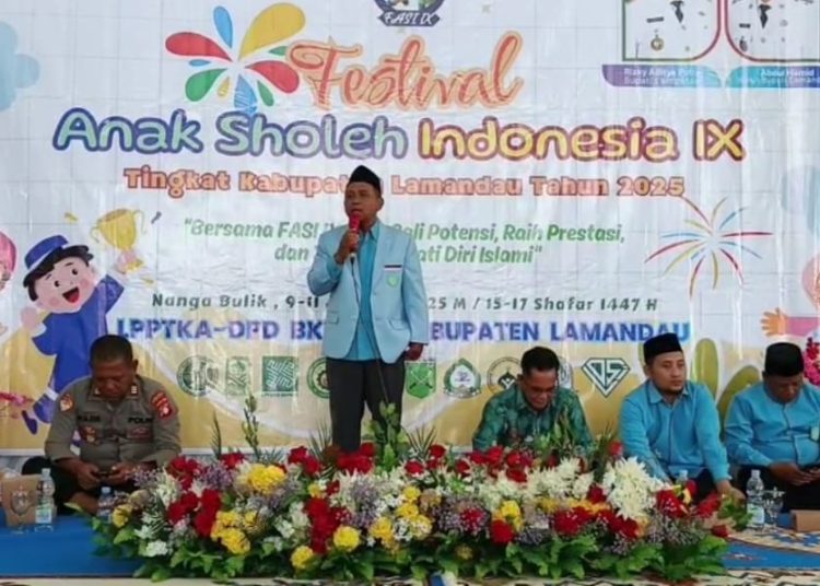 Festival Anak Sholeh Indonesia IX tingkat Kabupaten Lamandau Resmi Dibuka
