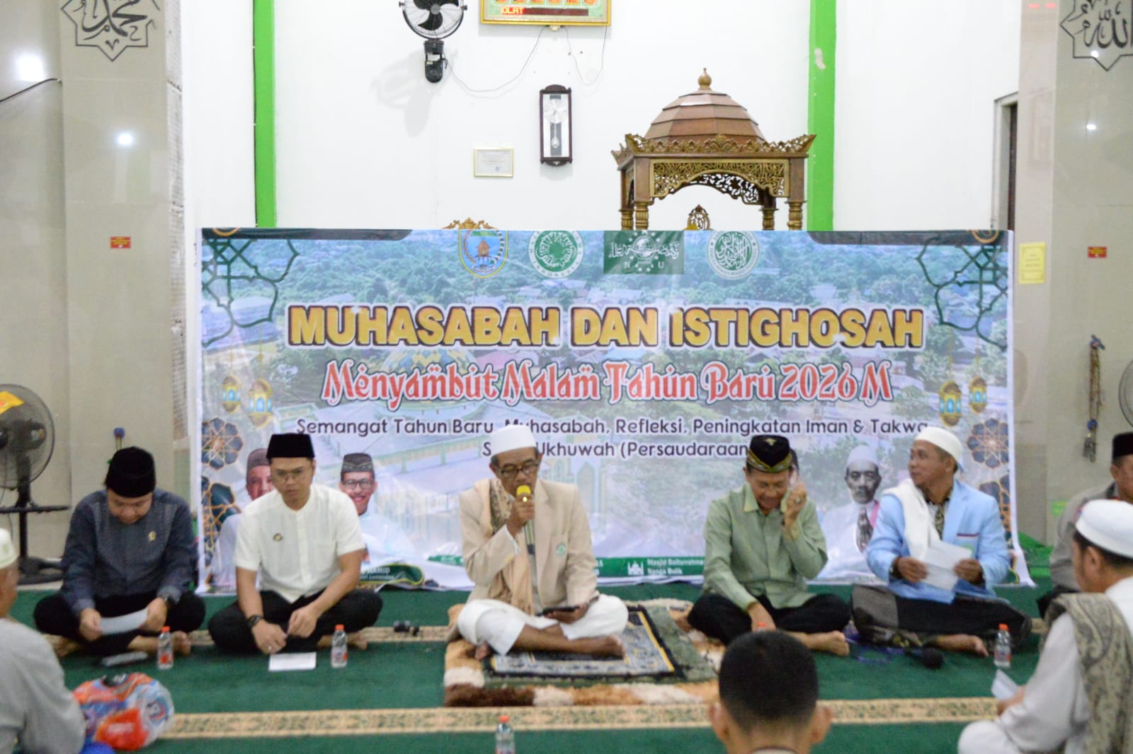 Wakil Bupati Lamandau Hadiri Muhasabah dan Istighosah Sambut Tahun Baru 2026