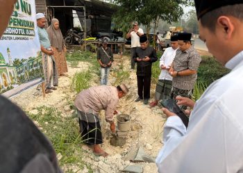 Peletakan Batu Pertama Pembangunan Fasilitas PCNU Lamandau