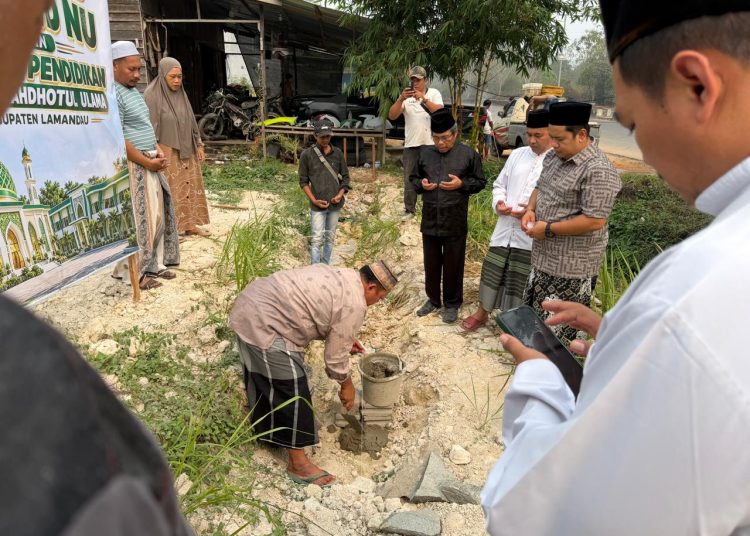 Peletakan Batu Pertama Pembangunan Fasilitas PCNU Lamandau